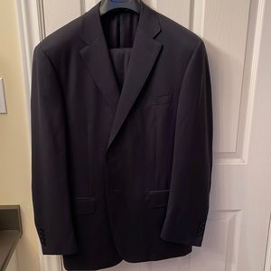 Canali Men’s Suit, Navy Blue, Size 56-7-R